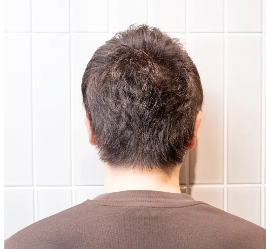 男性のカットヘア