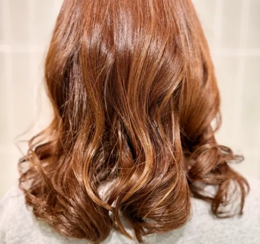 パーマとヘアカラー