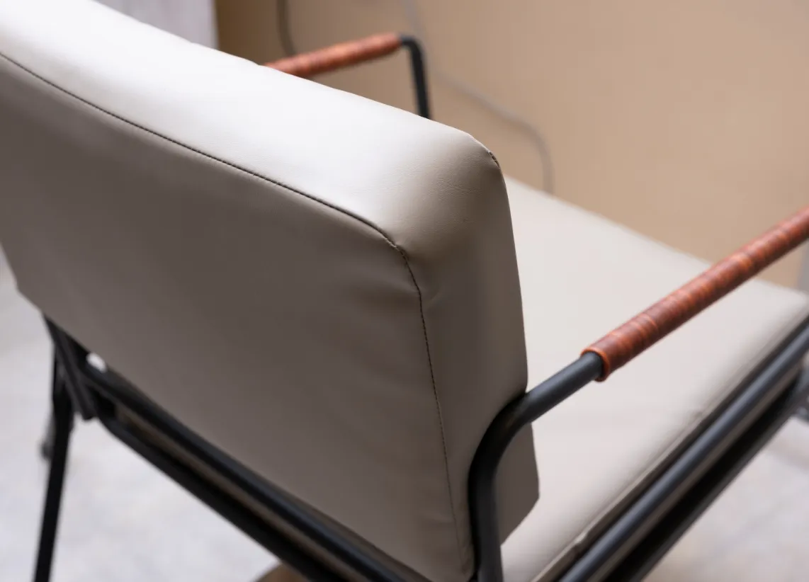 店内の椅子のクッション